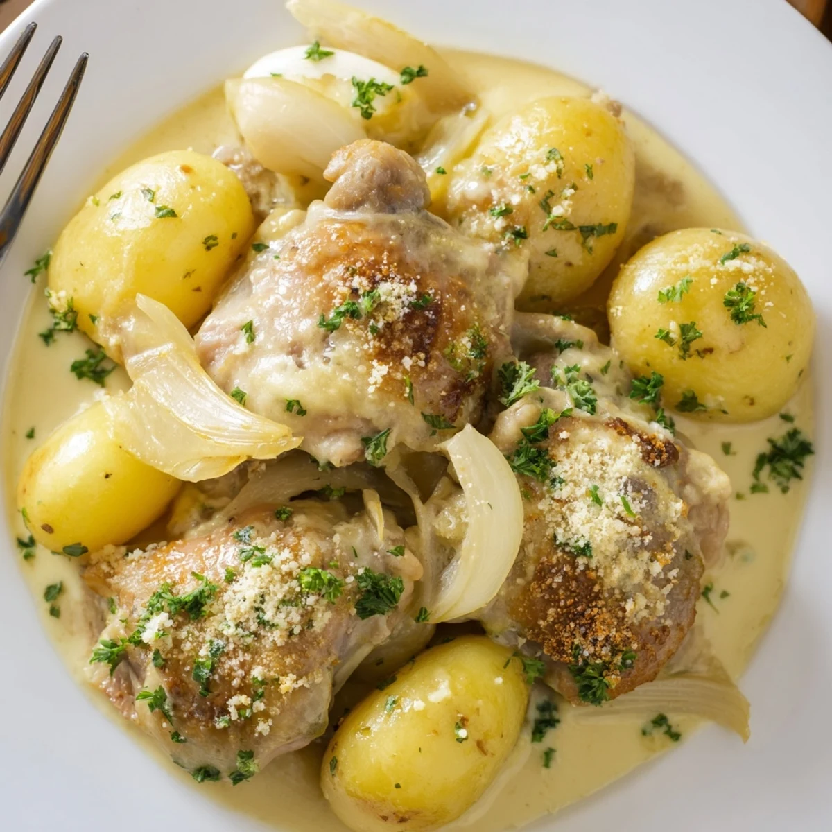 Slow Cooker Garlic Parmesan Chicken