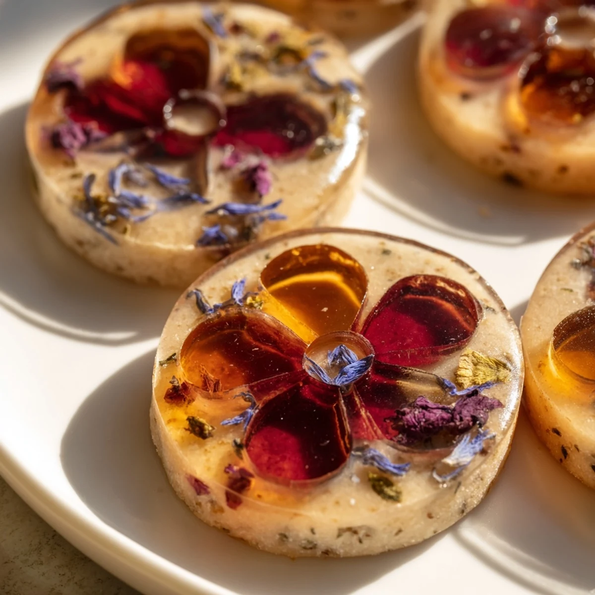 Earl Grey Stained Glass Cookies