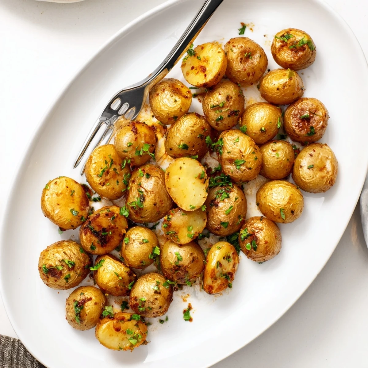 Savory Grilled Potatoes Recipe tender centers, charred grill marks, perfect barbecue side.