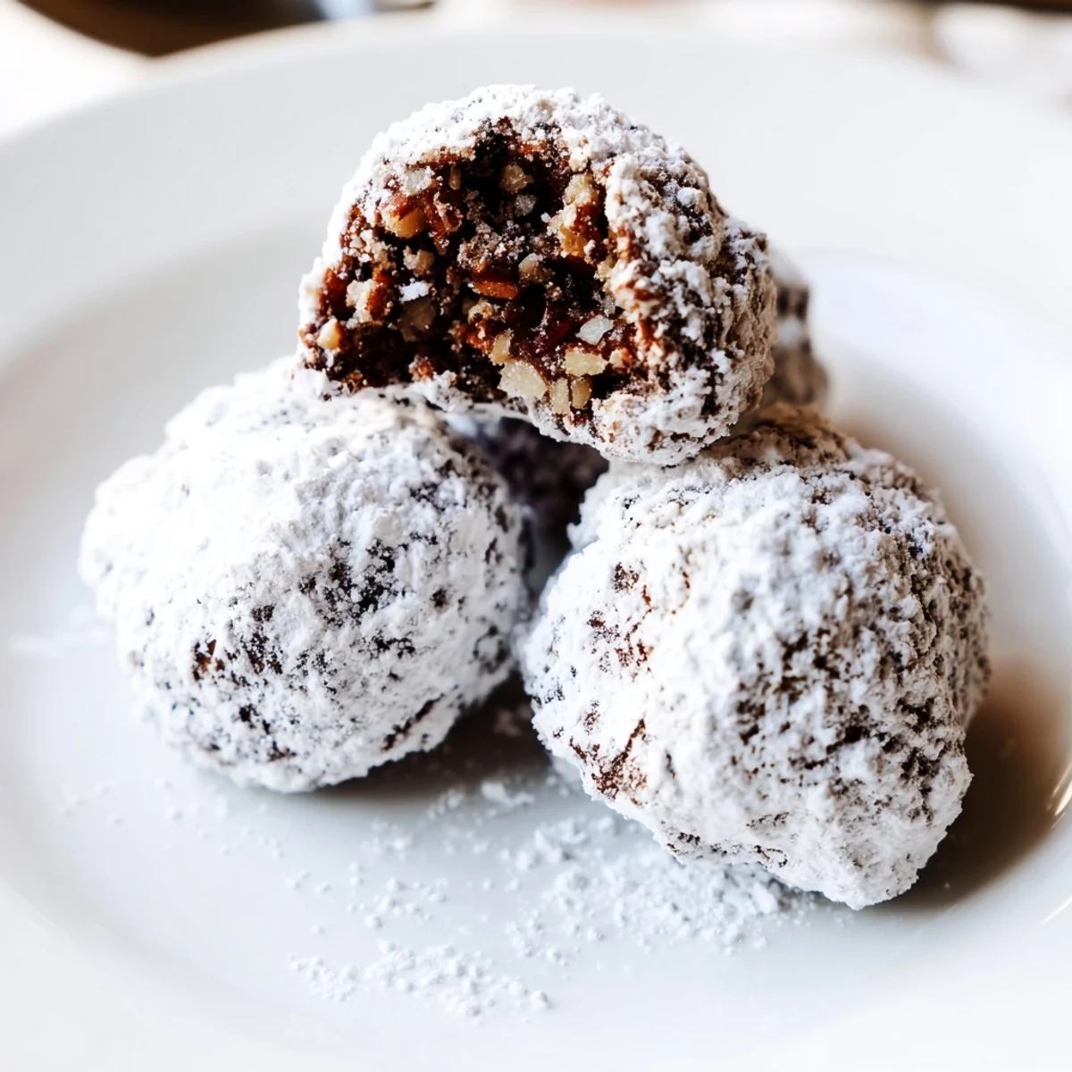 Homemade Chocolate Bourbon Balls Recipe, rich cocoa aroma, bite sized treats for parties.