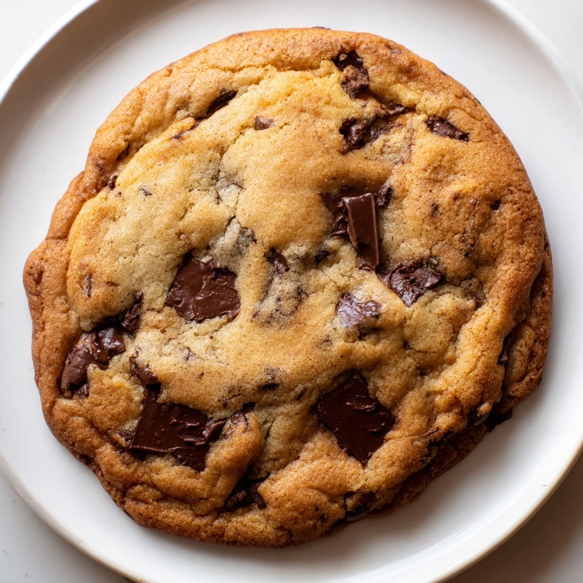 Stack of soft chewy chocolate chip cookies on a white cooling rack ready to enjoy