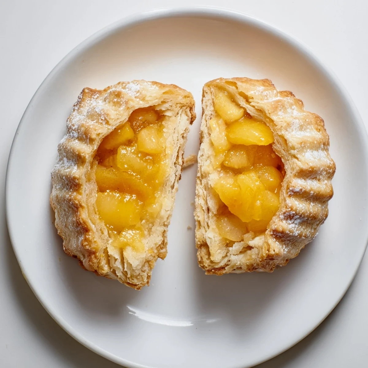 Peach Pop Tarts Classic glazed with vanilla drizzle, steaming beside morning coffee
