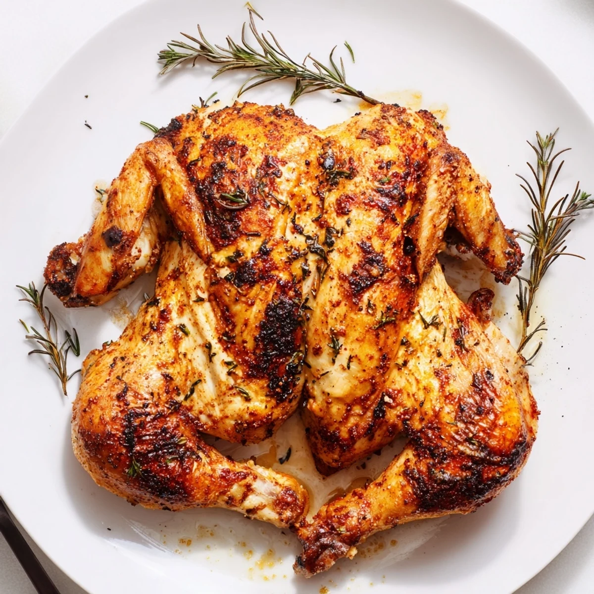 Carved Buttermilk Roasted Chicken showing juicy white meat beside roasted vegetables