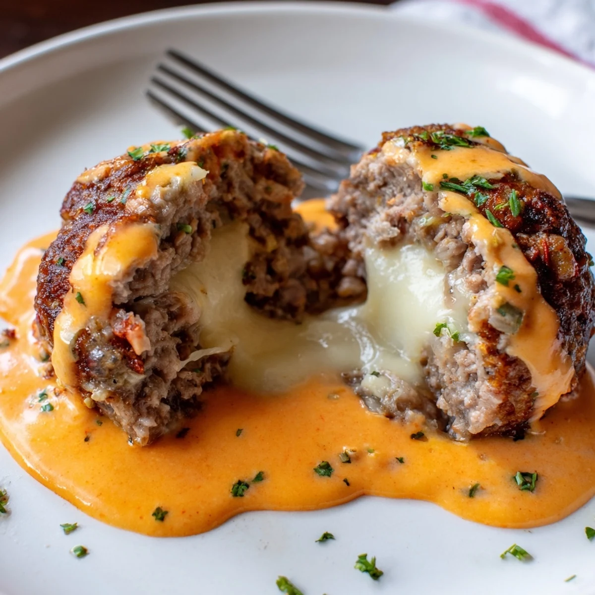 Cheese Stuffed Meatballs