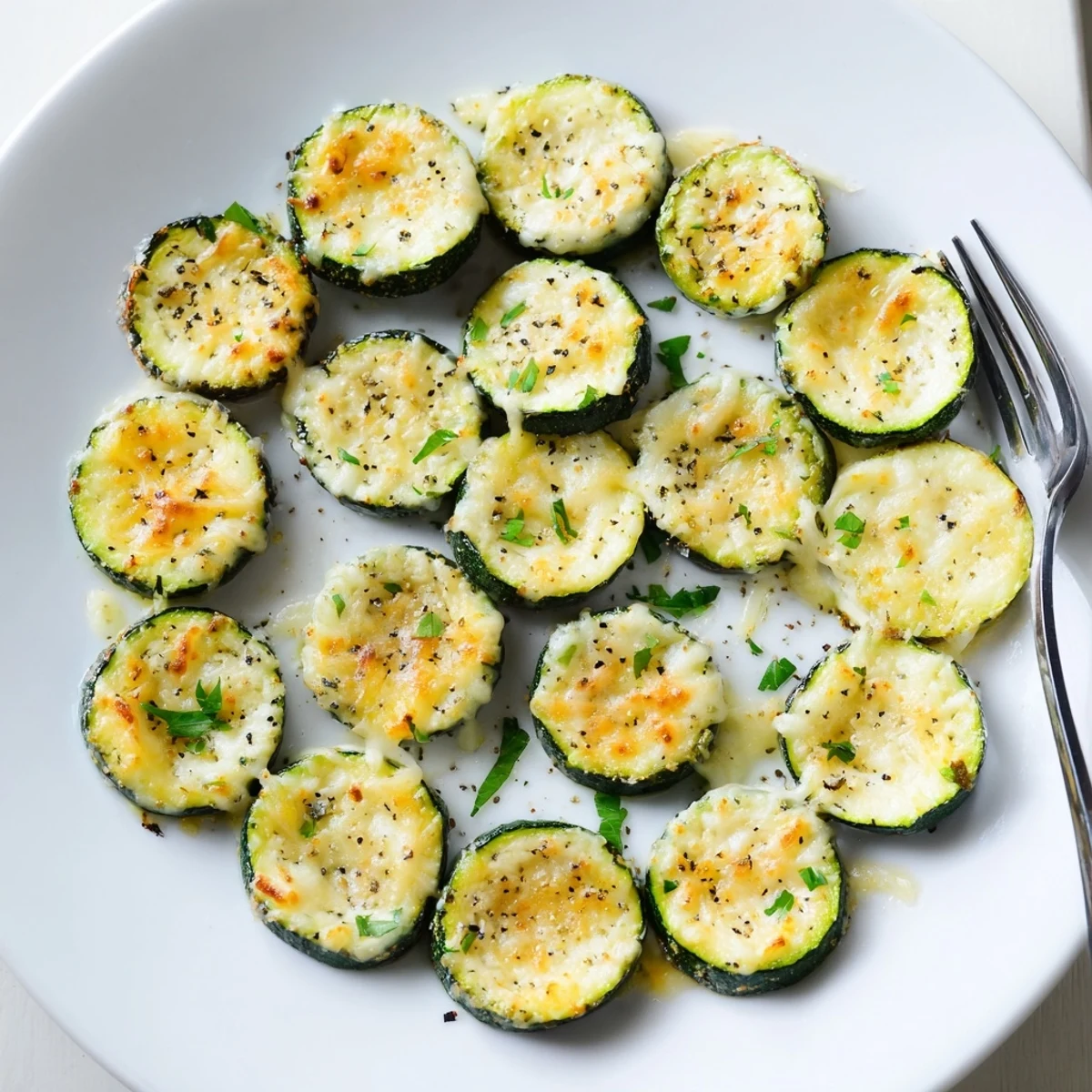 Lemon Pepper Parmesan Zucchini