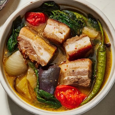 Filipino Sinigang Sour Soup