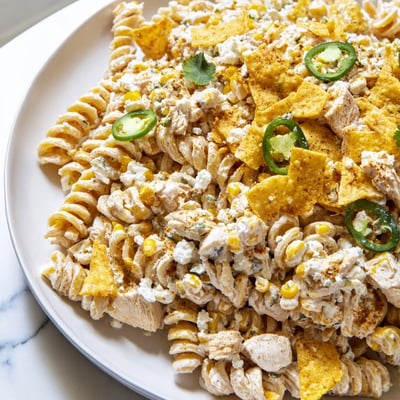 Elote Style Mexican Corn Pasta